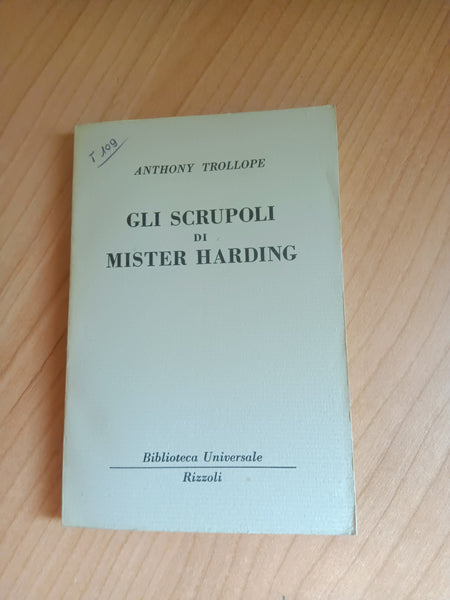 Gli scrupoli di Mister Harding | Anthony Trollope - Rizzoli