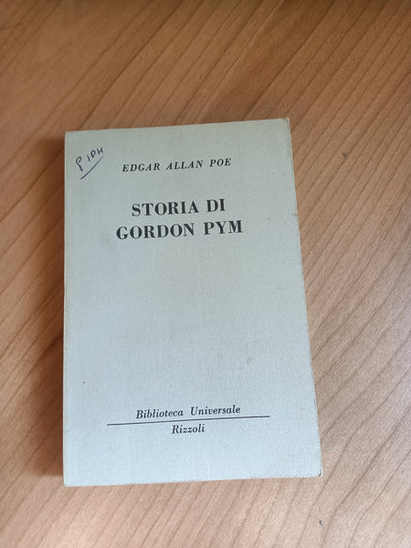 Storia di Gordon Pym | Edgar Allan Poe - Rizzoli