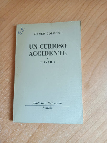Un curioso accidente e L’avaro | Carlo Goldoni - Rizzoli