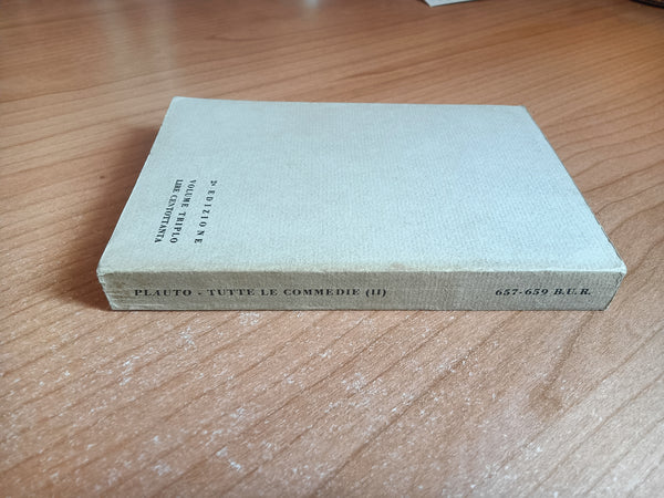 Tutte le commedie. La cassetta-Gorgoglione-Epidico-I manecmi-Il mercante | Tito Maccio Plauto - Rizzoli