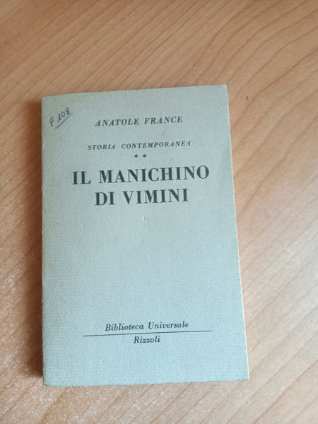 Il manichino di vimini | Anatole France - Rizzoli