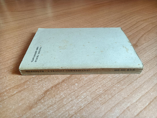 I tragici commedianti | George Meredith - Rizzoli