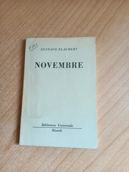 Novembre | Gustavo Flaubert - Rizzoli
