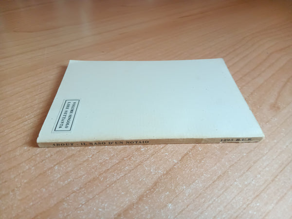 Il naso d’un notaio | Edmond About - Rizzoli