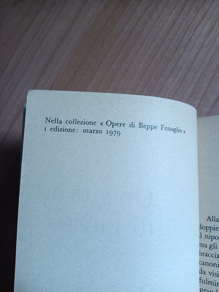 Un giorno di fuoco | Beppe Fenoglio - Garzanti