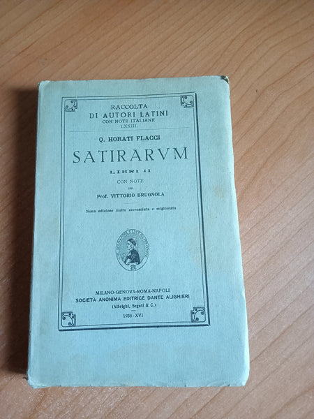 Satirarum. Libri II | Q. Horati Flacci