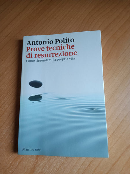 Prove tecniche di resurrezione. Come riprendersi la propria vita | Antonio Polito - Marsilio