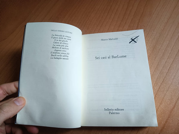 Sei casi al BarLume | Marco Malvaldi - Sellerio