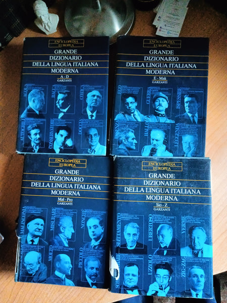 Grande dizionario della lingua italiana moderna 4 Voll. (mancante il volume 4) - Garzanti