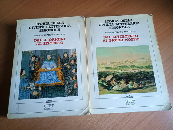 Storia della civiltà letteraria spagnola 2 Voll. Dalle origini al Seicento. Dal settecento ai giorni nostri | F. Meregalli, diretta da
