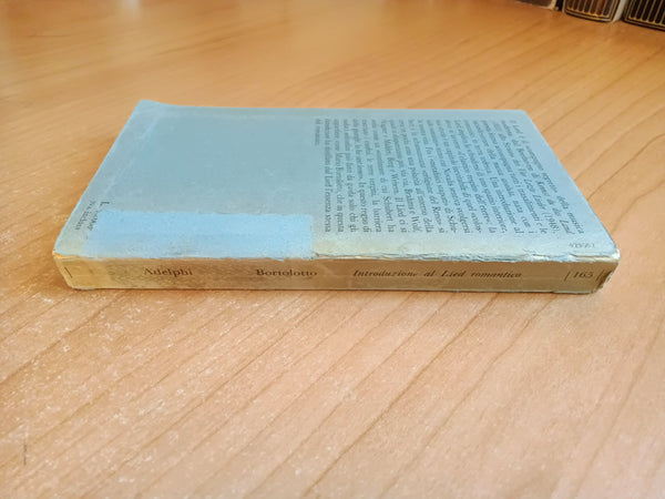 Introduzione al Lied romantico | Mario Bortolotto - Adelphi