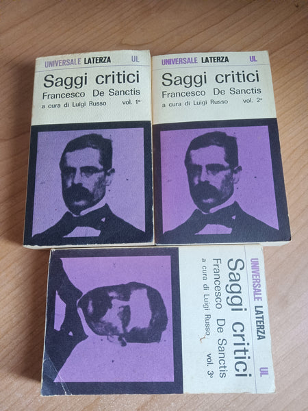 Saggi critici 3 Voll. | Francesco De Sanctis - Laterza