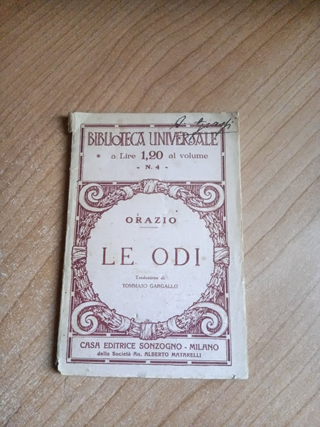 Le odi | Orazio Flacco Q.