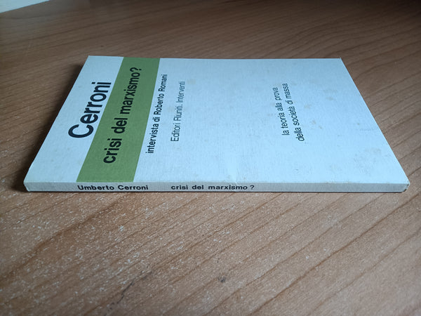 Crisi del marxismo? | Cerroni - Editori Riuniti