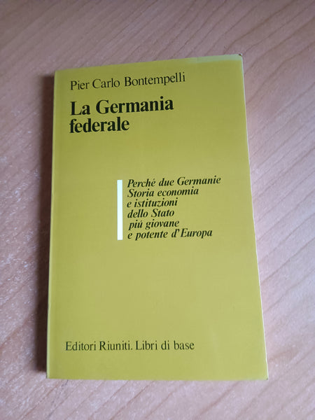 La Germania federale | Bontempelli - Editori Riuniti