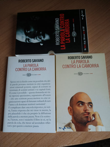 La parola contro la camorra Libro + DVD | Saviano - Einaudi