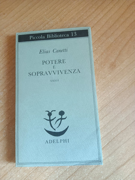 Potere e sopravvivenza | Elias Canetti - Adelphi