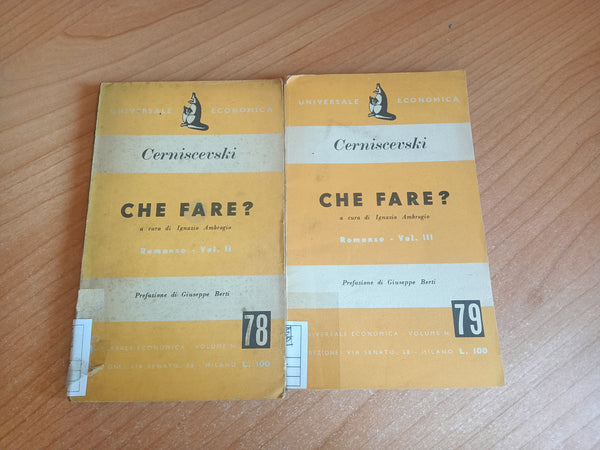 Che fare? Vol. II e Vol. II | Nicola Cerniscevski