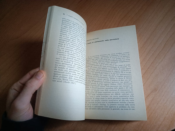 I modelli matematici in psicologia | Frank Restle - Il Mulino