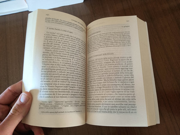 Lunario dei giorni di quiete. 365 giorni di letture esemplari | G. Davico Bonino, a cura di - Einaudi
