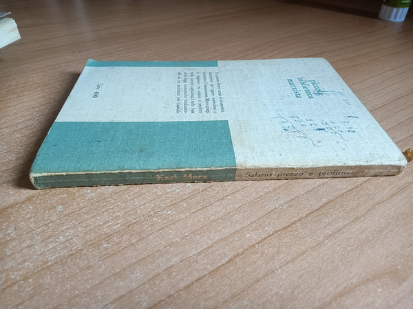 Salario prezzo profitto | Karl Marx - Editori Riuniti