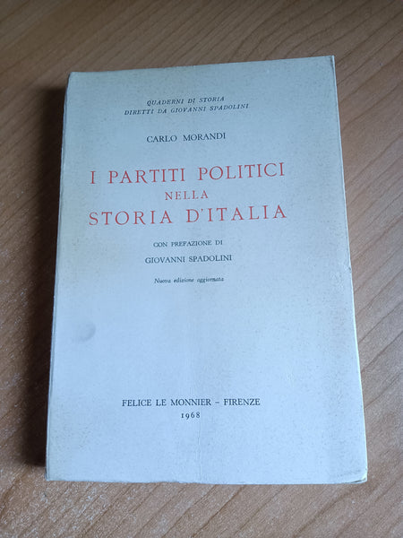 I partiti politici nella storia d’Italia | Carlo Morandi