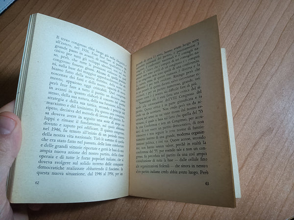 La via italiana al socialismo | Palmiro Togliatti - Editori Riuniti