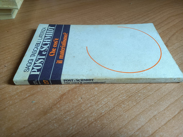 Che cos’è il materialismo? | Post, Schmidt - Laterza