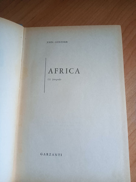 Africa | G. Gunther - Garzanti