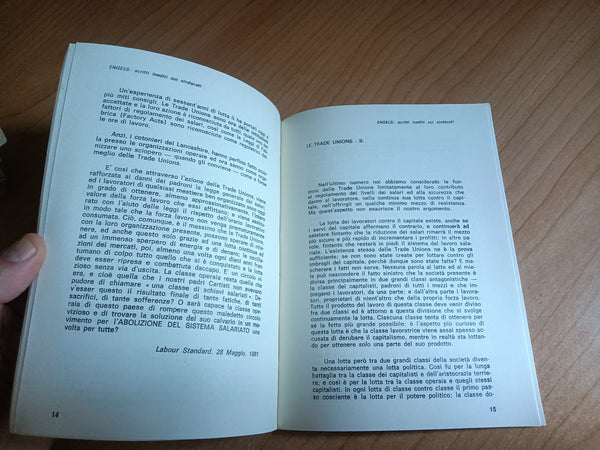 Scritti inediti sulle lotte operaie | Engels