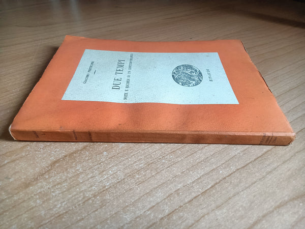 Due tempi. Note e ricordi di un contemporaneo | Giacomo Perticone - Einaudi