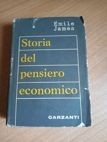 Storia del pensiero economico | E. James - Garzanti