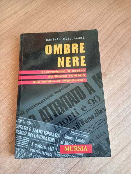Ombre nere il terrorismo di destra da piazza Fontana alla bomba al Manifesto | Daniele Biacchessi