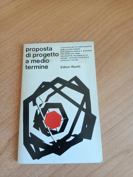 Proposta di progetto a medio termine | Aa.Vv - Editori Riuniti