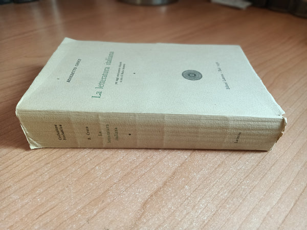 La Letteratura Italiana. Vol.I: Dal Duecento al Cinquecento | Benedetto Croce - Laterza