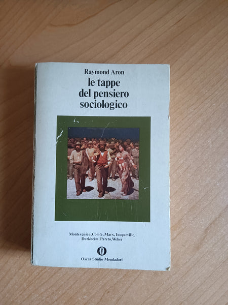 Le tappe del pensiero sociologico. Montesquieu, Comte, Marx, Tocqueville, Durkheim, Pareto, Weber | Raymond Aron - Mondadori