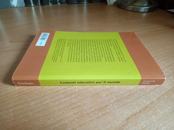 Contesti educativi per il sociale | L. Cerrocchi; L. Dozza