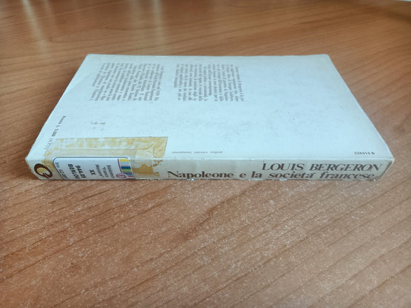 Napoleone e la società francese | Louis Bergeron