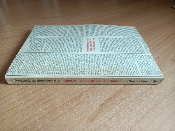 Dibattito sul manifesto quotidiano | Aa.Vv