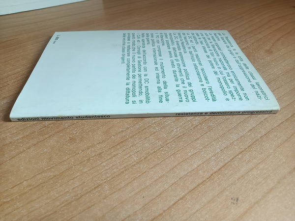 Resistenza e democrazia progressiva | Aa.Vv