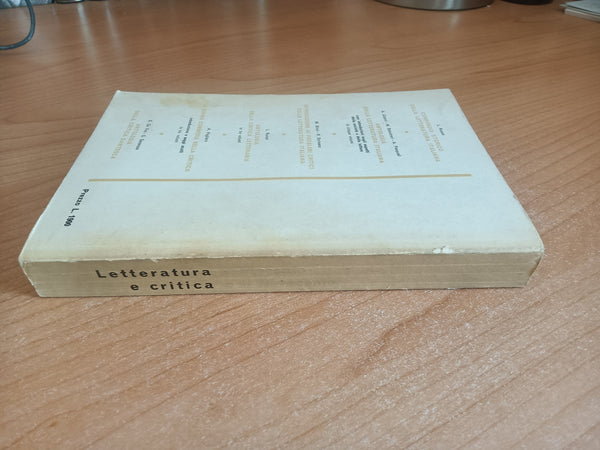 Letteratura e critica antologia della critica letteraria l’ottocento e il Novecento | Giorgio Bàrberi Squarotti; Angelo Jacomuzzi