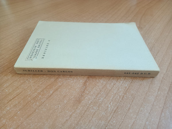 Don carlos | Federico Schiller - Rizzoli