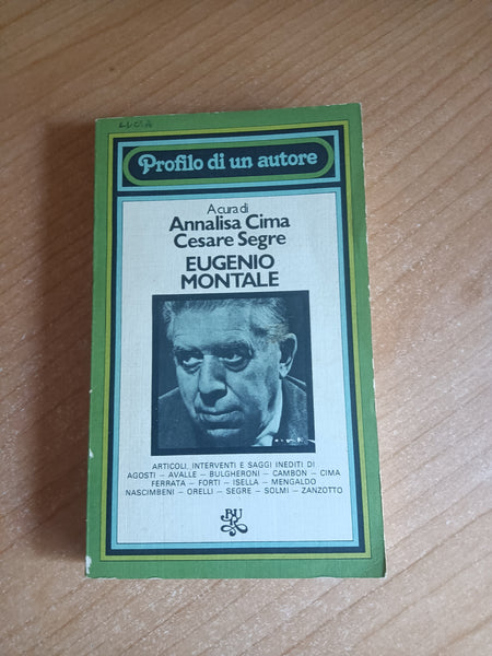 Eugenio Montale | A. Cima; C. Segre - Rizzoli