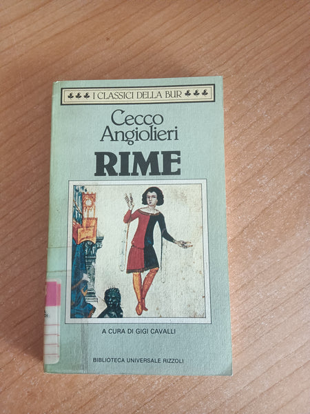 Rime | Cecco Angiolieri - Rizzoli