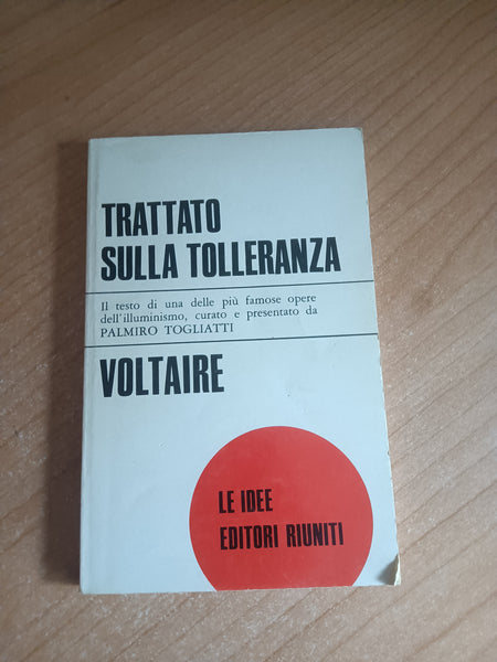 Trattato sulla tolleranza | Voltaire - Editori Riuniti