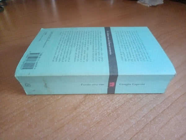 Poesie 1932-1986 | Giorgio Caproni - Garzanti