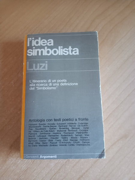 L’idea simbolista | Luzi - Garzanti