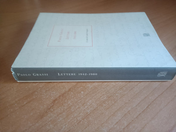 Lettere 1942 - 1980 | Paolo Grassi