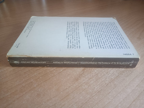 Dizionario di retorica e di stilistica | Angelo Marchese