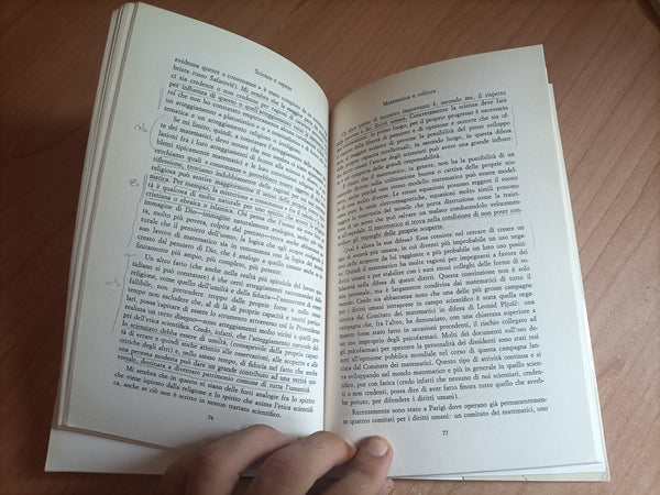 La cultura strumento di ripresa della vita